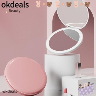 Okdeals กระจกแต่งหน้า มีไฟ Led ส่องสว่าง ขนาดเล็ก แฟชั่น