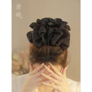 0818-YWSN Lace Bubble Princess Hair Clip Female Back Head Updo Hair Claw New High-End Shark Clip Hairware CS6Y