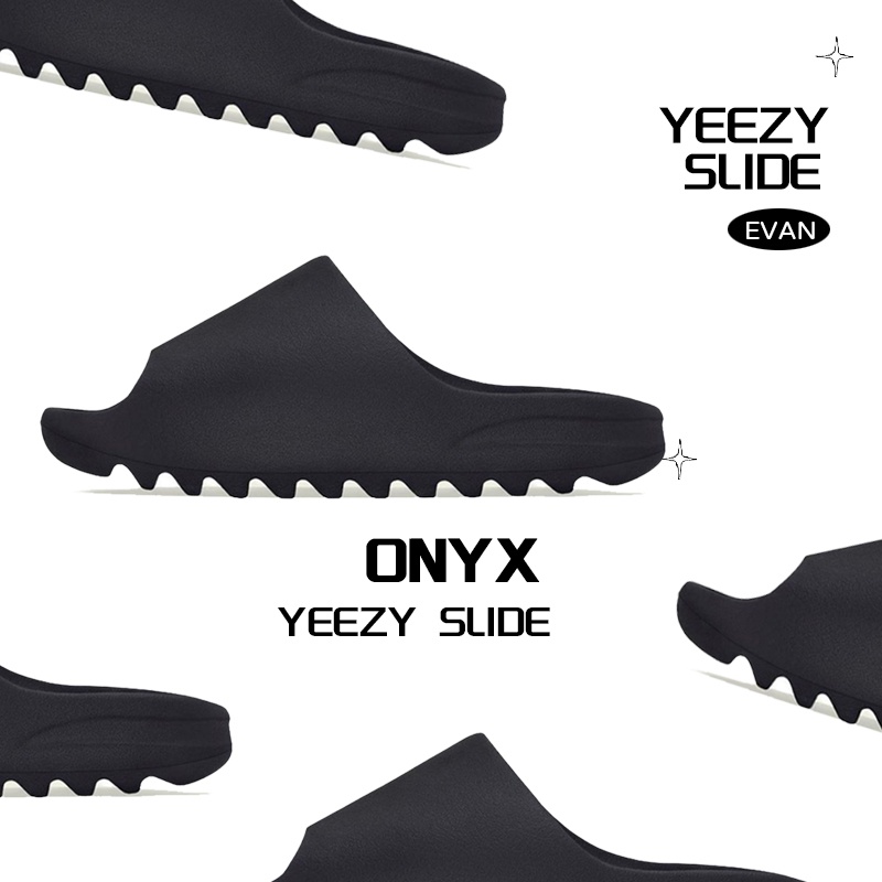 💙 พร้อมส่ง!! Adidas Yeezy Slide Onyx แท้💯% Sandals