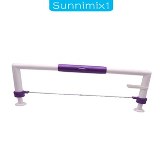 [Sunnimix1] เครื่องตัดเค้ก ปรับระดับได้ สําหรับตกแต่งเค้กเบเกอรี่