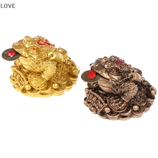 Lo Feng Shui Toad Money lucky Fortune คางคกจีน สําหรับตกแต่งบ้าน ออฟฟิศ