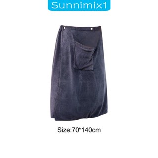 [Sunnimix1] ผ้าขนหนูอาบน้ํา ลายซาวน่า ปรับได้ สําหรับผู้ชาย