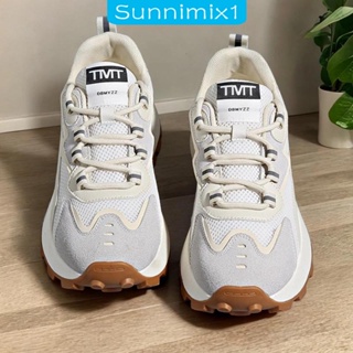 [Sunnimix1] รองเท้าผ้าใบแพลตฟอร์มลําลอง ผ้าตาข่าย ระบายอากาศ กันลื่น แฟชั่นฤดูร้อน สําหรับสตรี เหมาะกับการวิ่ง เล่นกีฬากลางแจ้ง