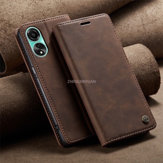 เคสโทรศัพท์หนัง ฝาพับแม่เหล็ก พร้อมช่องใส่บัตร หรูหรา สําหรับ OPPO A78 4G 5G A58 OPPOA78 A 78 NFC A78NFC