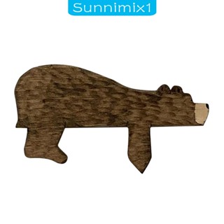 [Sunnimix1] ป้ายติดมุมประตู รูปหมี น้ําหนักเบา สําหรับตกแต่งบ้าน ตู้หนังสือ ปาร์ตี้