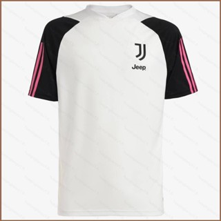 เสื้อกีฬาแขนสั้น ลายทีมชาติฟุตบอล Juventus HQ1 2023-2024 พลัสไซซ์ QH1