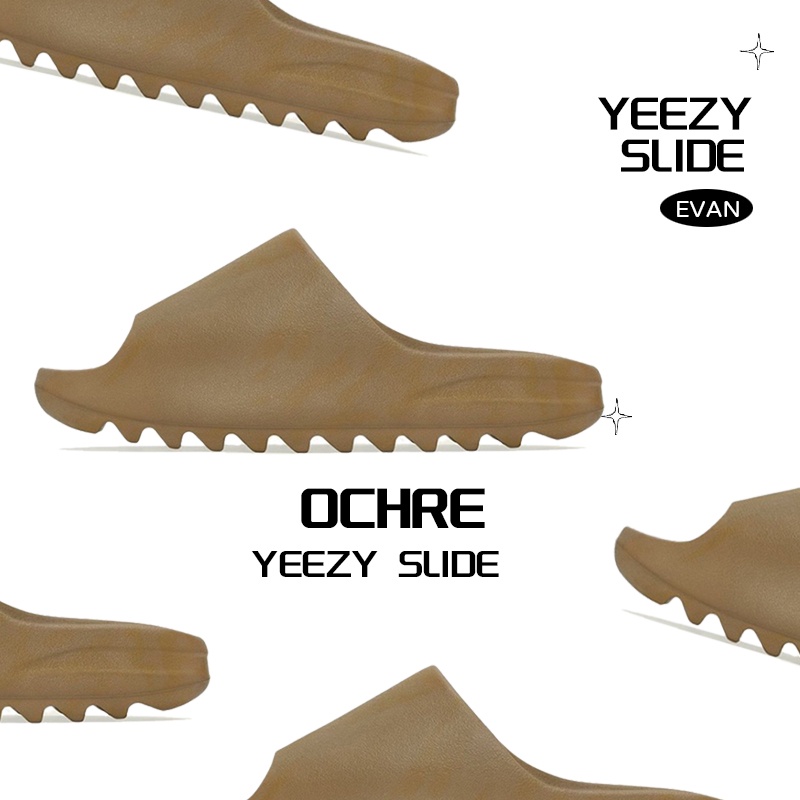 💙 พร้อมส่ง!! Adidas Yeezy Slide Ochre แท้💯% Sandals
