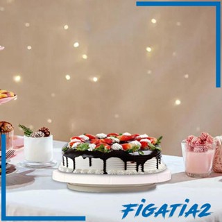 [Figatia2] แป้นหมุนเค้ก ทรงกลม น้ําหนักเบา กันลื่น สําหรับตกแต่งเค้ก