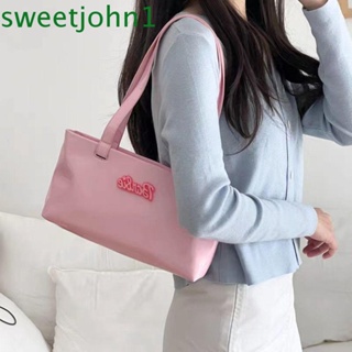 Sweetjohn กระเป๋าสะพายไหล่ หนัง PU ทรงสี่เหลี่ยมผืนผ้า สีพื้น เรียบง่าย สําหรับตุ๊กตาบาร์บี้