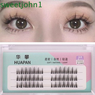 Sweetjohn ขนตาปลอม แบบหนา ดูเป็นธรรมชาติ สําหรับแต่งหน้า