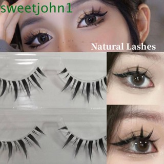 Sweetjohn ขนตาปลอมคอสเพลย์ แบบหนา 3D สไตล์เกาหลี 3 คู่