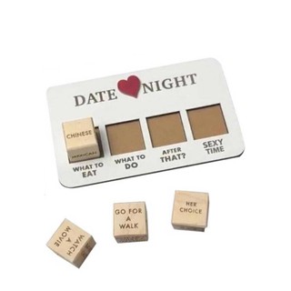 Date Night Dice Lovers Decision Dice Couple Fun Wooden Dice for Him Her Gifts