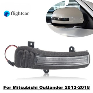 Flightcar ไฟเลี้ยว LED ติดกระจกมองหลังรถยนต์ สําหรับ Mitsubishi Outlander 2013-2019