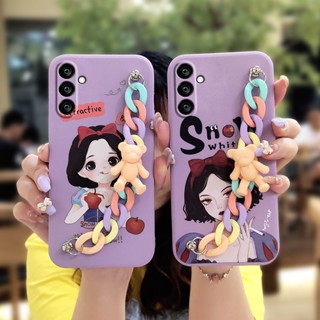 Solid color protective case Phone Case For Samsung Galaxy A24/SM-A245F Camera all inclusive Liquid silicone shell cute