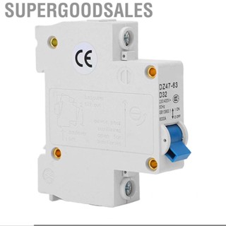 Supergoodsales DIN Rail Miniature Circuit Breaker Current 230V 400V 32A 6000A Breaking