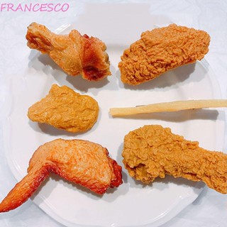 Francesco กิ๊บติดผม โลหะผสม รูปปีกไก่จําลอง สไตล์เกาหลี สําหรับผู้หญิง