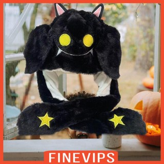 [Finevips] หมวกกระโดด แต่งหูตุ๊กตา พร้อมไฟ LED 3 โหมด เรืองแสง
