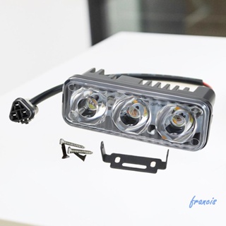 ไฟตัดหมอก Led 3 ดวง 12V สําหรับรถยนต์ SUV Sedan [Francis.th]