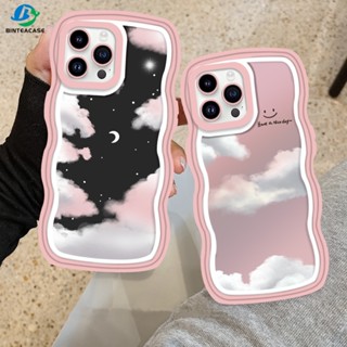 เคสโทรศัพท์มือถือ TPU ขอบโค้ง ลายก้อนเมฆ ดวงจันทร์ สําหรับ Infinix Hot 30i Note 12 G96 Note11S NfC Hot20S Hot 9 10 Play Samrt 7 6 5