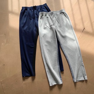 1SIJ 300g weight color matching zipper straight casual sweatpants loose breathable all-match