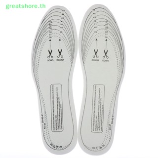 Greatshore ใหม่ แผ่นพื้นรองเท้า ระบายอากาศ ซับเหงื่อ สวมใส่สบาย สําหรับรองเท้ากีฬา
   Th