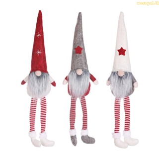 Weroyal Merry Christmas Swedish Santa Gnome ตุ๊กตายัดนุ่น ของเล่น เครื่องประดับ สําหรับตกแต่งบ้าน วันหยุด