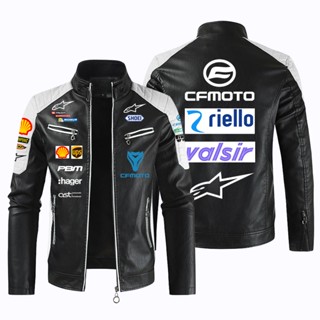 Motogp CFMOTO เสื้อแจ็กเก็ตหนัง แขนยาว กันฝน กันลม NK400 สําหรับขี่รถจักรยานยนต์