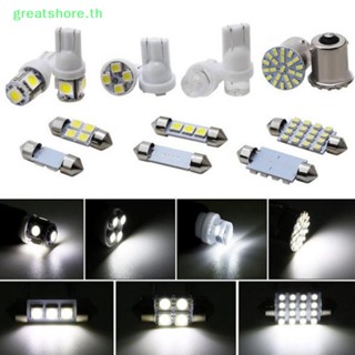 Greatshore ชุดไฟ LED ติดป้ายทะเบียนรถยนต์ T10 36 มม. 14 ชิ้น