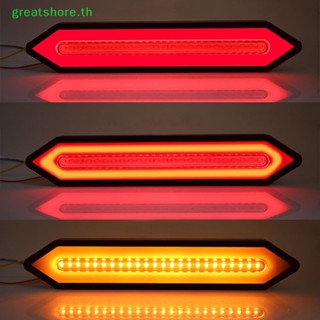 Greatshore แถบไฟเลี้ยว LED 100 ดวง สําหรับติดท้ายรถยนต์ รถบรรทุก