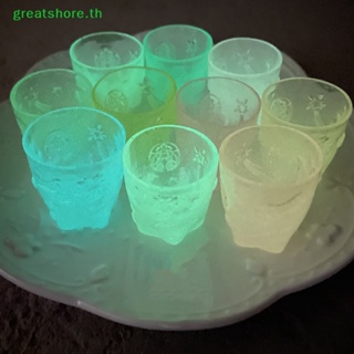 Greatshore แก้วเรซิ่นเรืองแสงในที่มืด ขนาดเล็ก สําหรับตกแต่ง