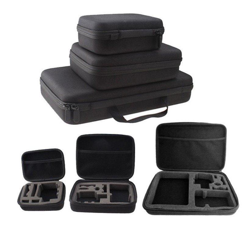 แบบพกพาขนาดใหญ่กันน้ํากรณีคอลเลกชันกระเป๋าสําหรับ GoPro Hero 10 9 8 7 Session SJCAM Xiaomi Yi Action