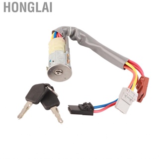 Honglai Steering Lock Ignition Switch Sturdy Keys Strong Strength Metal for Vehicle