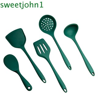 Sweetjohn ไม้พายซิลิโคน ทนความร้อน สําหรับตักเครื่องครัว