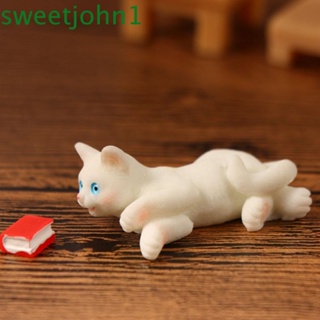 Sweetjohn โมเดลเรซิ่น รูปปั้นสัตว์ ขนาดเล็ก สําหรับตกแต่งสวนขวด DIY