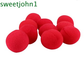 Sweetjohn 10 ชิ้น ใหม่ เมจิก น่ารัก บอลโฟม วงจรปิดจมูก ฮาโลวีน ปาร์ตี้ ร้อนแรง