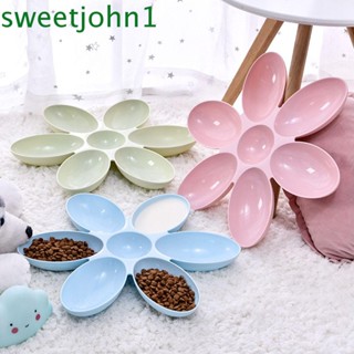 Sweetjohn 6 In 1 ชามใส่อาหาร สร้างสรรค์ สําหรับสัตว์เลี้ยง สุนัข แมว