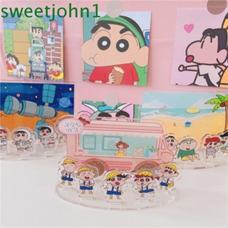 Sweetjohn ฟิกเกอร์ตั้งโต๊ะ ลายการ์ตูนอนิเมะน่ารัก ของขวัญวันเกิด สําหรับตกแต่งห้องนอน