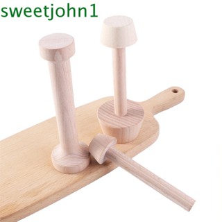 Sweetjohn ที่กดทาร์ตทาร์ตไข่ แบบไม้ ขนาดพกพา