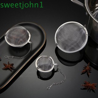 Sweetjohn ลูกบอลสเตนเลส 304 ทําความสะอาดง่าย สีเงิน สําหรับตุ๋นเนื้อสัตว์ 1 ชิ้น