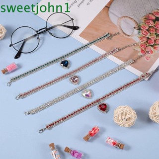 Sweetjohn ปลอกคอ ประดับพลอยเทียม ไม่จางหาย สไตล์ฝรั่งเศส สําหรับสัตว์เลี้ยง สุนัข แมว ขนาดเล็ก