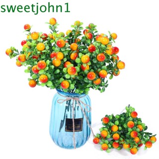 Sweetjohn ผลไม้ประดิษฐ์ 1 กิ่ง พริกไทย ดอกไม้ ขนาดเล็ก สีแดงสดใส DIY สําหรับตกแต่งบ้าน