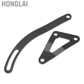 Honglai Alternator Brackets Water Pump Bracket Kit Black for Automotive