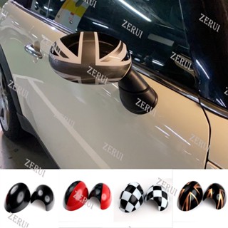 Zr สติกเกอร์ติดกระจกมองหลัง อุปกรณ์เสริม สําหรับ Mini Cooper R50 R52 R53 2 ชิ้น