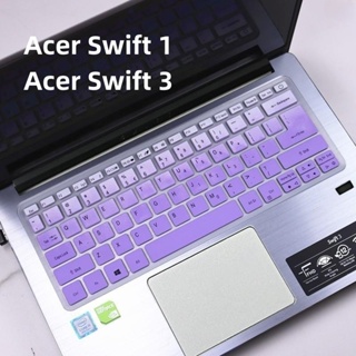 แผ่นซิลิโคนครอบแป้นพิมพ์แล็ปท็อป สําหรับ Acer Swift 1 Swift 3 SF314 SF113 SF114 TR50 SF314-52-51VX 14 นิ้ว 13.3 นิ้ว