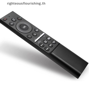 Righteousflourishs.th ใหม่ รีโมตควบคุมด้วยเสียงบลูทูธ สําหรับสมาร์ททีวี Samsung LED QLED 4K 8K UHD HDR Netflix Prime Video 2023