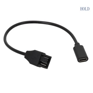 Ace อะแดปเตอร์สายเคเบิ้ลพัดลม USB C Type C เป็น 3Pin 4Pin สําหรับคอมพิวเตอร์