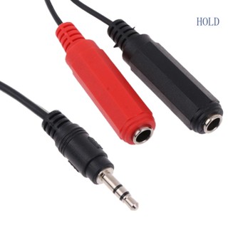 Ace สายเคเบิลแยก 1 8 TRS-M เป็น Dual 1 4 TS-F 3 5SP M-2x6 35SP Y