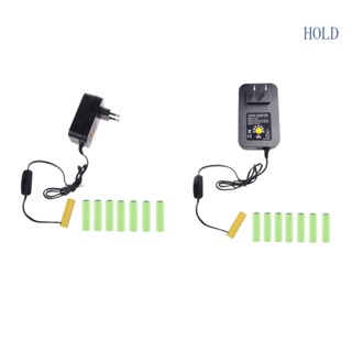 Ace อะแดปเตอร์แบตเตอรี่ AA แรงดันไฟฟ้า 3V-12V ปรับได้ แบบเปลี่ยน 2-8 ชิ้น