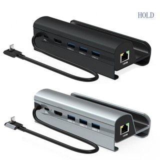 Ace แท่นวาง USB C สําหรับ Steam Deck 6 in 1 พร้อม 4K60Hz Gigabit Ethernet 3 USB3 0 และ USB-C PD 6