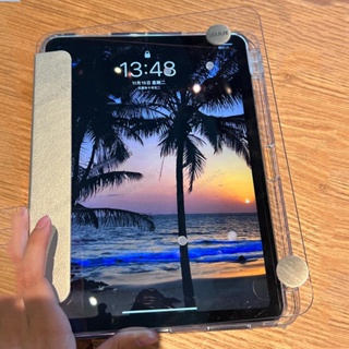 เคสอะคริลิคใส พร้อมช่องใส่ดินสอ สําหรับ iPad Pro 12.9 2022 6th Pro 11 2022 Pro 10.5 9.7 9th 8th 7th 10.2 10th 10.9 Mini 6 2021